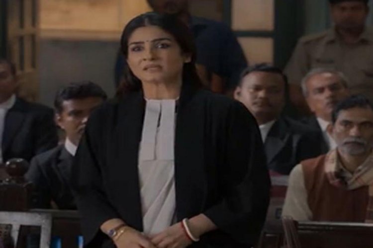 सुपरस्टार सलमान खान ने रवीना टंडन की अपकमिंग फिल्‍म ‘पटना शुक्ला’ का ट्रेलर जारी किया