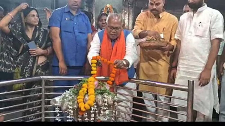 लोकसभा चुनाव में जीत हासिल करने के लिए राजनेता भगवान की शरण में पहुंच रहे, अब मांझी पहुंचे विष्णु की शरण में