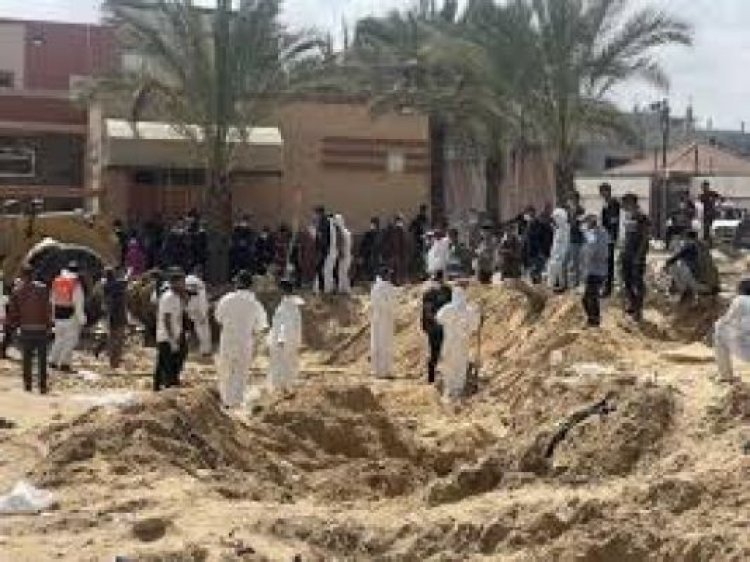 नासेर अस्पताल में मिली सामूहिक क़ब्र पर इसराइल ने नकारे आरोप