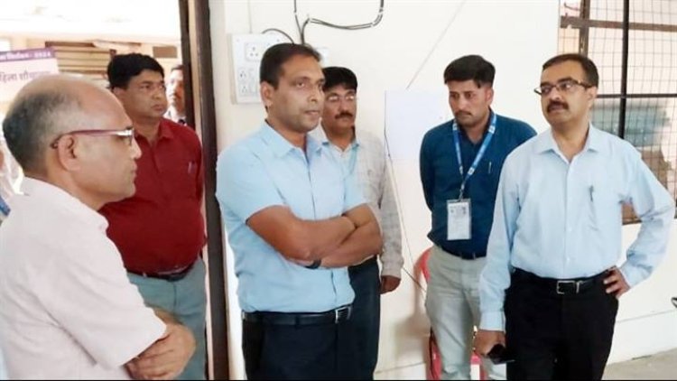 मुख्य निर्वाचन पदाधिकारी श्री राजन ने इंदौर में मतगणना स्थल का किया निरीक्षण