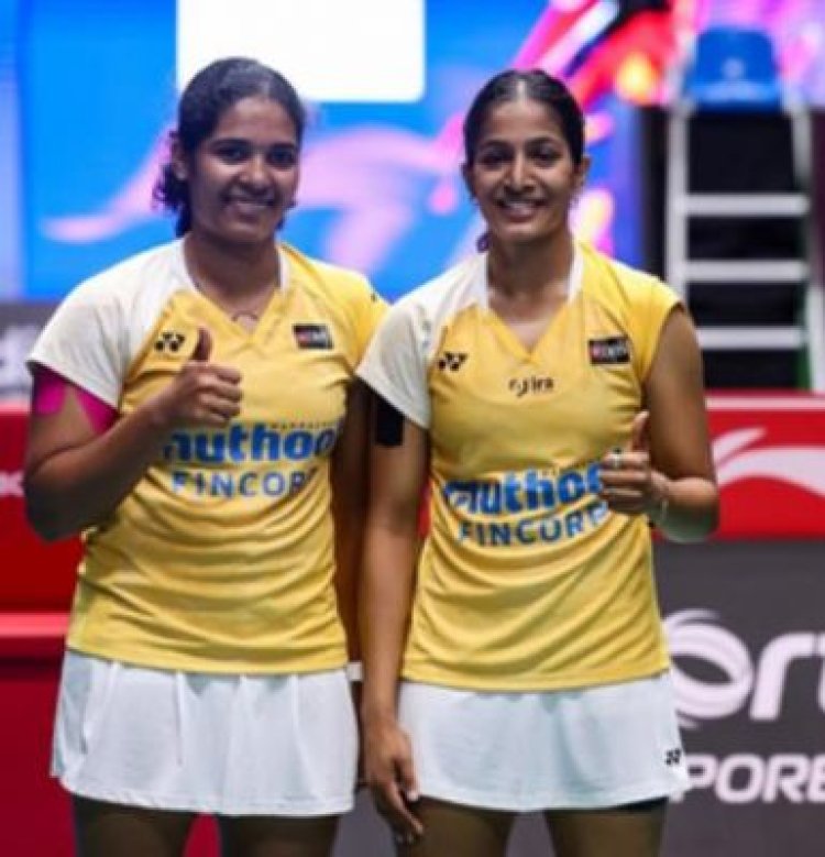 कोरियाई जोड़ी को अपसेट कर ट्रीसा-गायत्री पहली बार सुपर 750 सेमीफाइनल में