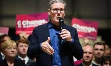 ब्रिटेन में लेबर पार्टी तेजी से बहुमत की ओर