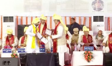 पंडित सुंदरलाल शर्मा मुक्त विश्वविद्यालय का छठवां दीक्षांत समारोह