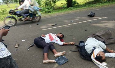 आमने सामने की ठक्कर में एक की मौत