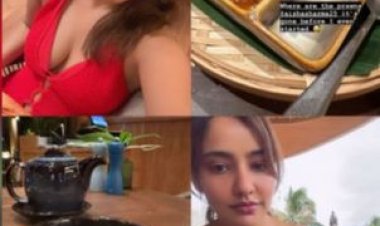 थाइलैंड में छुट्टियां मना रहीं नेहा शर्मा, डिनर के वक्त मिला 'प्रॉन शॉक'