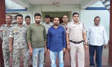 35 टन सरिया हेराफेरी में ट्रक चालक व कारोबारी गिरफ्तार