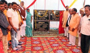 मंत्री पटेल ने किया विभिन्न निर्माण कार्यों का लोकार्पण एवं भूमिपूजन