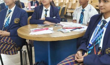 सेज इंटरनेशनल स्कूल भोपाल में युवा सीईओ प्रोग्राम:युवा न केवल व्यवसायिक कौशल विकसित करते हैं, बल्कि नवाचारी सोच को भी मिलेगा बढ़ावा-साक्षी अग्रवाल