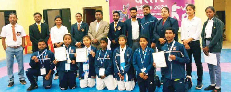 कोण्डागांव ने बस्तर ओलंपिक में जीते 37 पदक