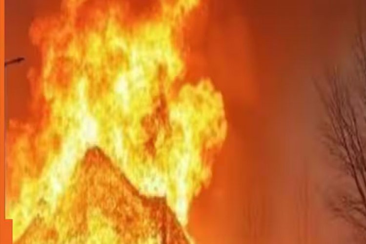 देवास के नयापुरा में मकान में लगी भीषण आग, दम घुटने से पति-पत्नी और दो बच्चों की मौत