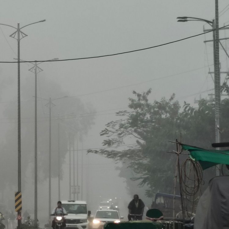 रायसेन में घने कोहरे और हवाओं ने बढ़ाई ठंड:पारा 6-7 डिग्री तक लुढ़का, एक जनवरी से पड़ेगी कड़ाके की सर्दी