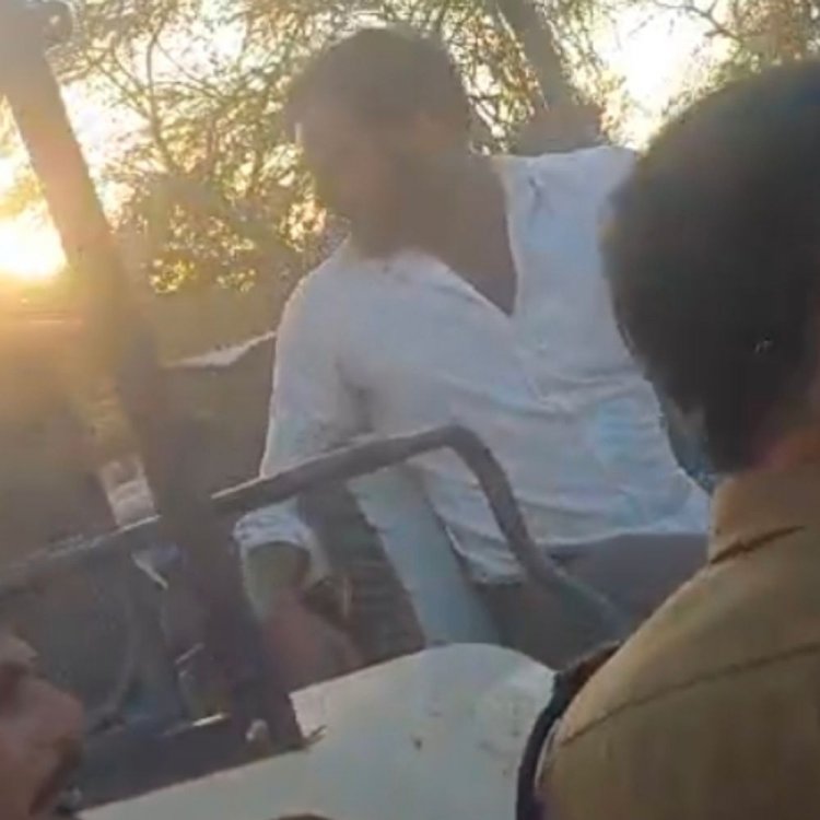 अवैध खनन माफिया का SDM टीम पर हमला:गनमैन से धक्का-मुक्की कर गिट्टी से भरी ट्रॉली ले भागे, 3 आरोपियों पर केस