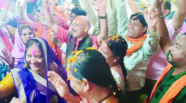 रंग पंचमी पर भाजपा का होली मिलन समारोह