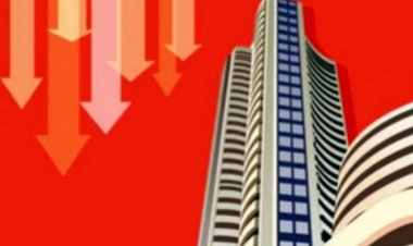 भारतीय शेयर बाजार हुआ धड़ाम, सेंसेक्स 930 अंक गिरा