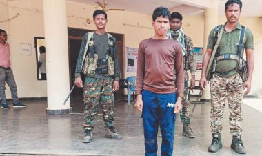 5 लाख का ईनामी नक्सली गिरफ्तार