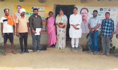 मोर दुआर-साय सरकार : पीएम आवास प्लस 2.0 सर्वेक्षण में घंघरी-नर्मदापुर में जनचौपाल