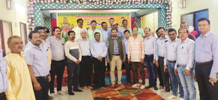 उगादी पर्व पर आंध्र समिति बचेली के नवीनीकरण भवन का उद्घाटन