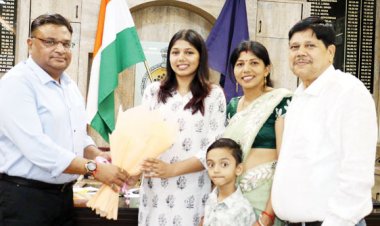 एसएसपी ने यूपीएससी परीक्षा में चयनित केशव गर्ग व शची जायसवाल को दी शुभकामनाएं