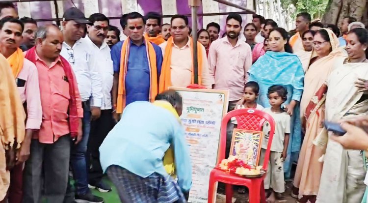 लता उसेंडी ने 107 लाख के  विकास कार्यों का किया भूमिपूजन