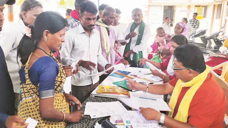 नगपुरा दिव्यांगजन शिविर में 49 का पंजीयन