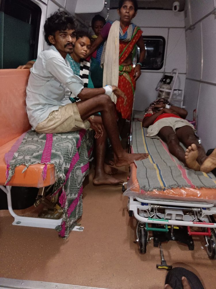 आईईडी विस्फोट, तीन घायल