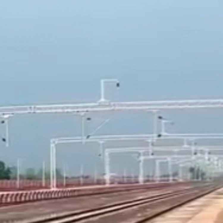 रामपुर नैकिन स्टेशन पर 100 किमी/घंटा टेस्टिंग सफल:रेलवे स्टेशन तैयार, जल्द शुरू होंगी नियमित ट्रेनें