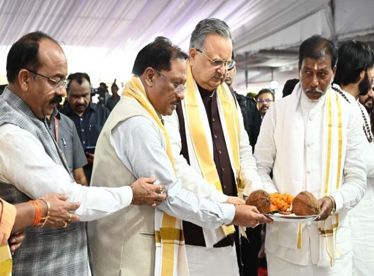 रायपुर : गुरु घासीदास बाबा के आदर्शों पर चलकर बनाएंगे विकसित छत्तीसगढ़ : मुख्यमंत्री  साय