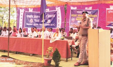 तिलईरवार में चला जागरूकता अभियान