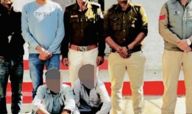 महिला से मारपीट कर कैश, मंगलसूत्र, मोबाइल लूटा:गुना पुलिस ने 2 आरोपियों को किया गिरफ्तार, रैकी कर ऑटो के आगे बाइक लगाकर रोका था