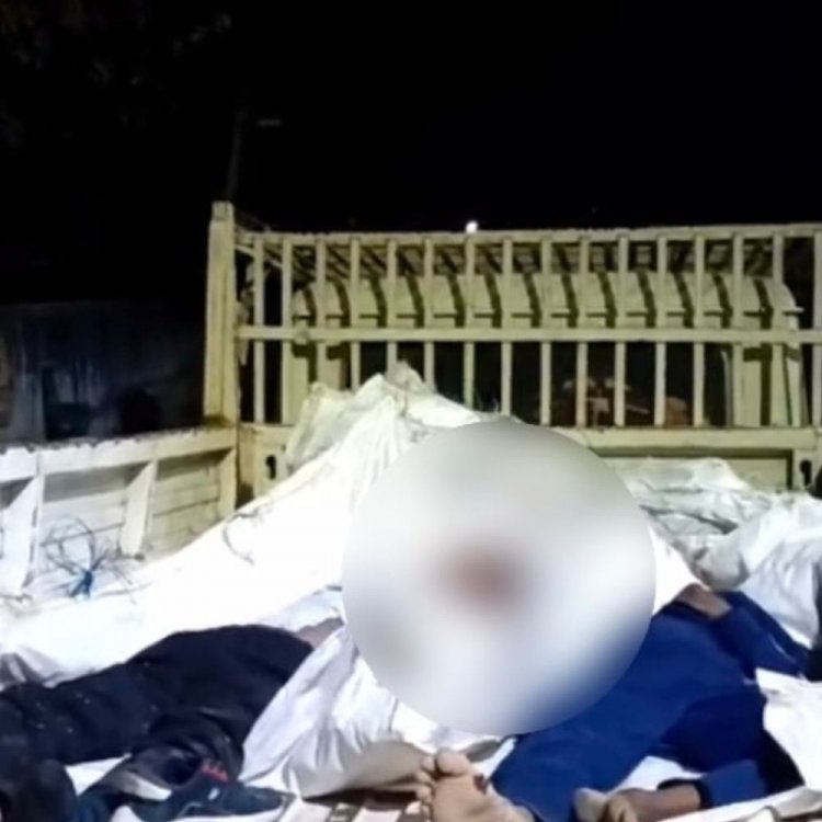 अज्ञात वाहन की टक्कर से दो सगे भाइयों की मौत:दतिया में एक ही बाइक से घर लौट रहे थे, मजदूरी कर पालते थे परिवार