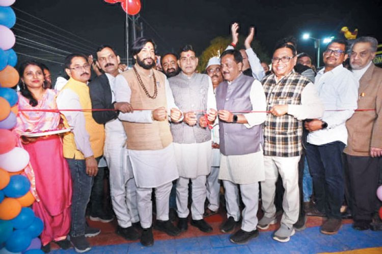 बलौदाबाजार में मरीन ड्राइव  की तर्ज पर चौपाटी शुरू